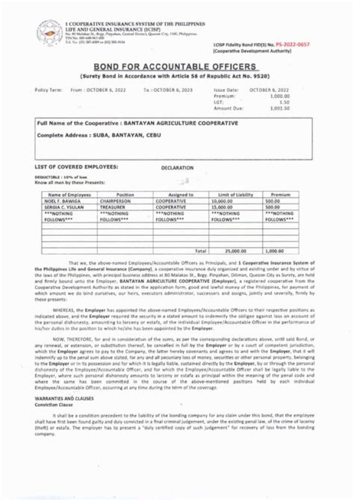 Are accountable officers pecuniary liable?