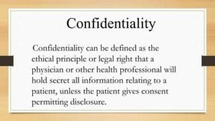 Are pastors bound by confidentiality?