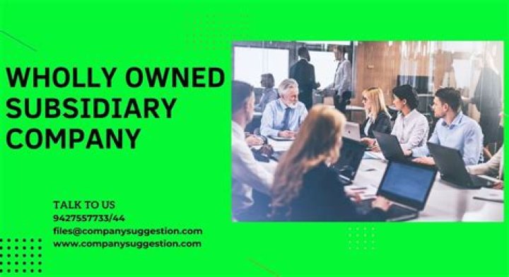 Can a company be wholly owned subsidiary?