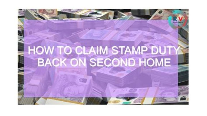 Can I claim second home stamp duty back?