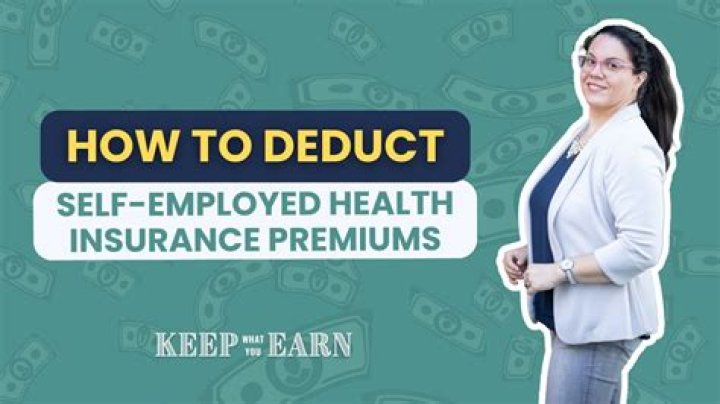 Can I deduct health insurance premiums for a non dependent?