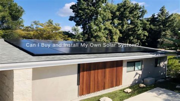 Can I install my own solar panels on my roof?