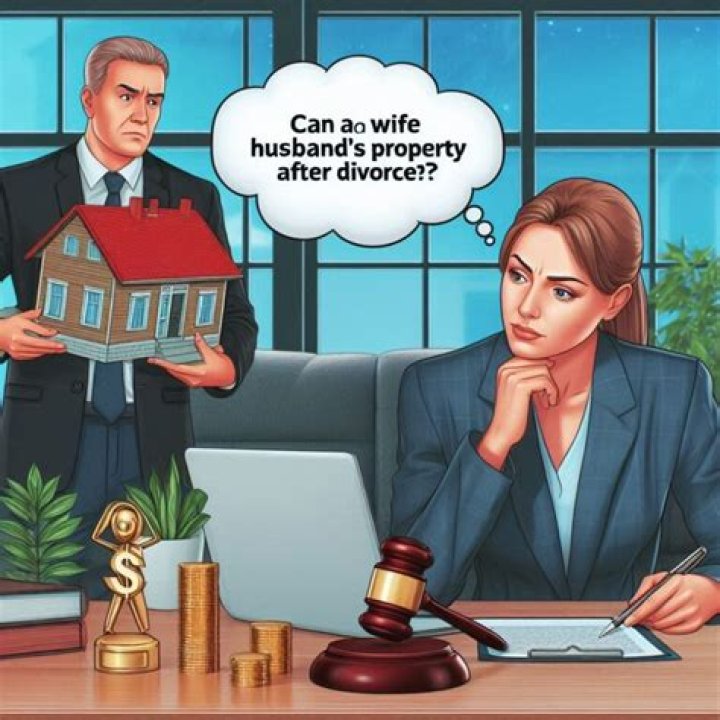 Can wife claim father in law property after divorce?