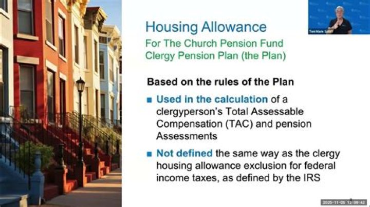 Do clergy pay taxes on housing allowance?