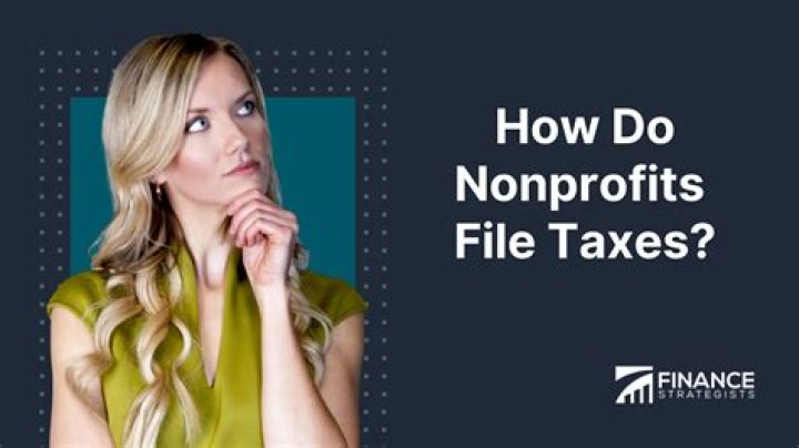 Do nonprofits file IRS taxes?