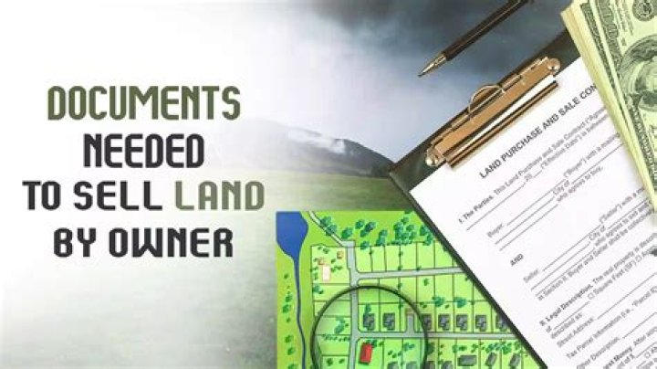 Do you need a contract to sell land?