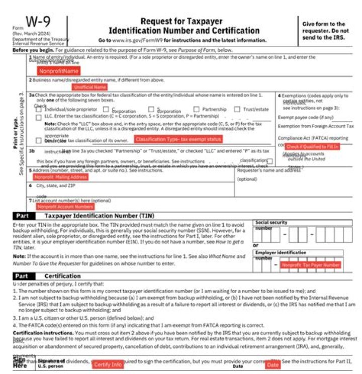Do you need a W-9 for a settlement?