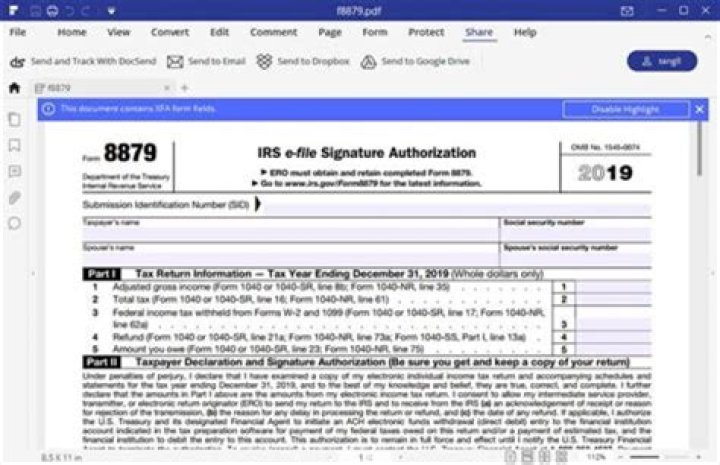 Does Form 8879 need to be signed? - The Daily Insight
