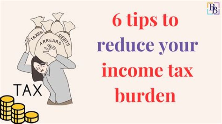 How can we decrease our income tax burden with examples?