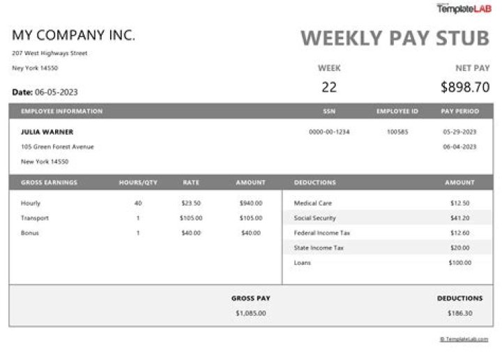 How do I calculate my taxes with my pay stub?