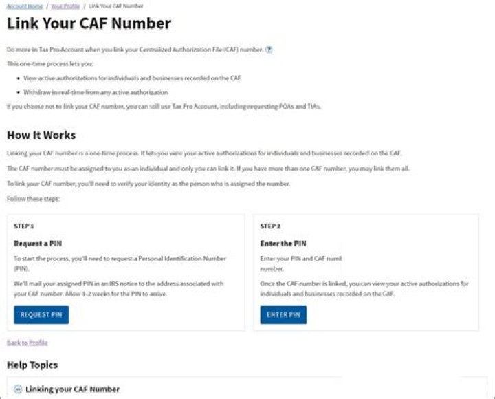 How do I get a CAF number?