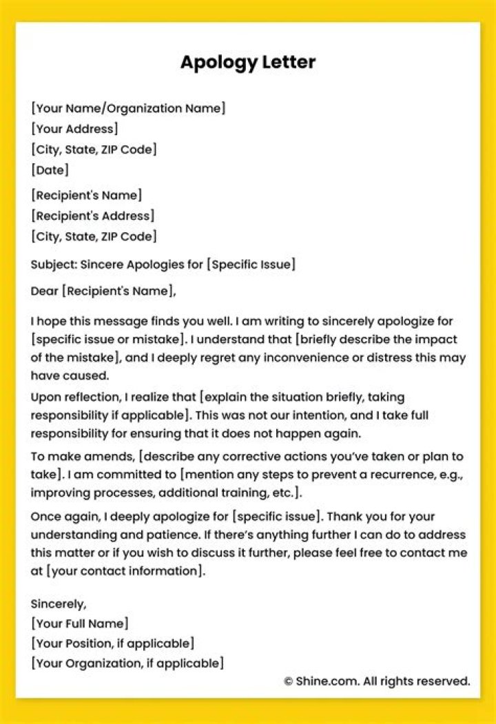 How do you apologize for sending a message?