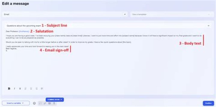 How do you say thank you at the end of a message?