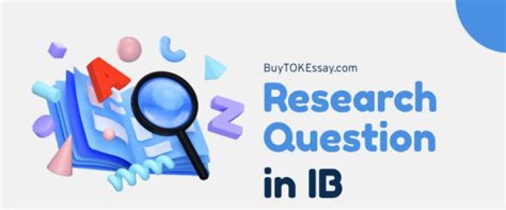 How do you write a IB research question?