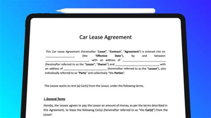 How does a 36 month car lease work?