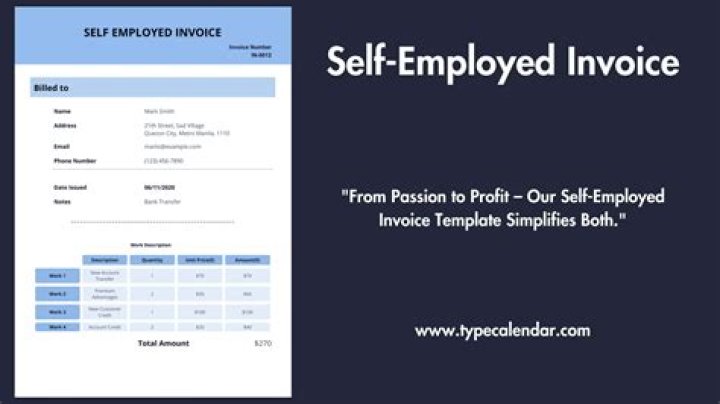 How does someone prove they are self-employed?
