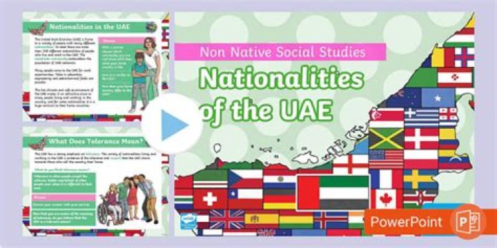 How many nationalities reside in UAE?