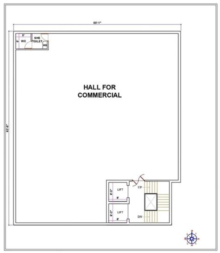 How many units are in a commercial building?