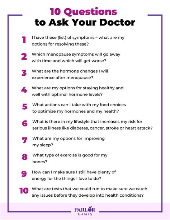 What are some medical questions to ask a patient?