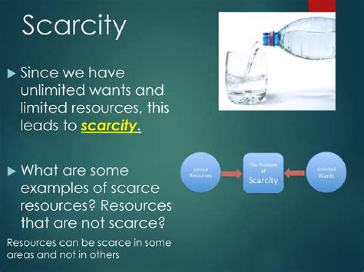 What are the 2 scarce resources?