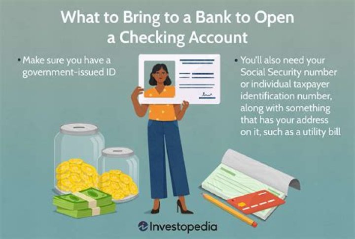 What do you need to open a regular bank checking account?