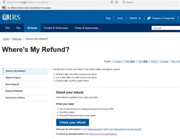 What does it mean when it says your refund has been adjusted?