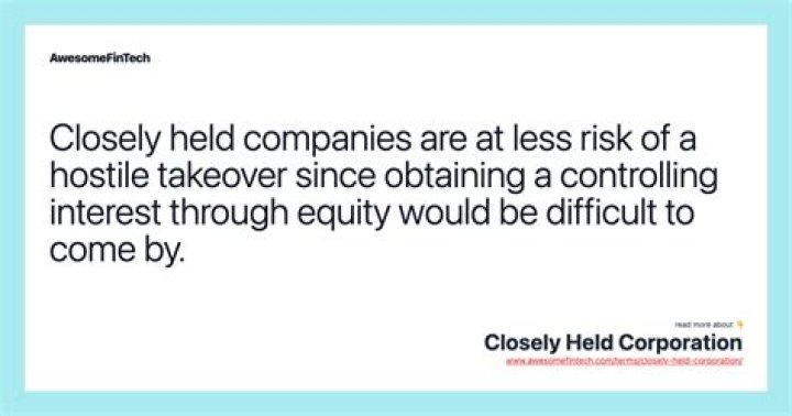 What is a disadvantage of a closely held corporation?