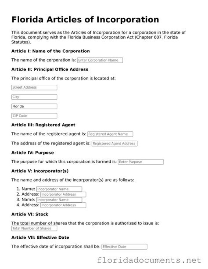 What is a Florida Non Profit corporation?