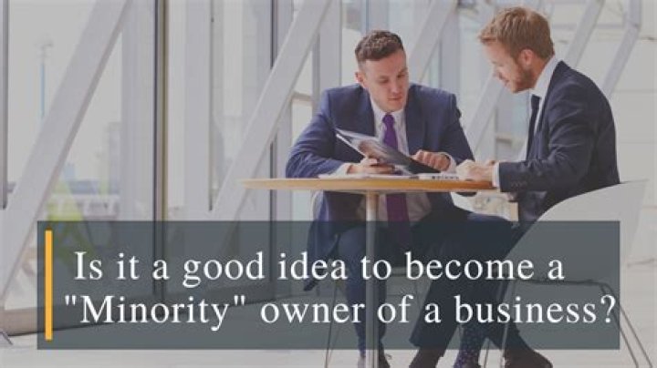 What is a minority owner of a company?