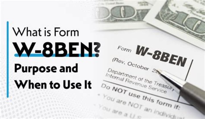What is a W-8BEN form UK?