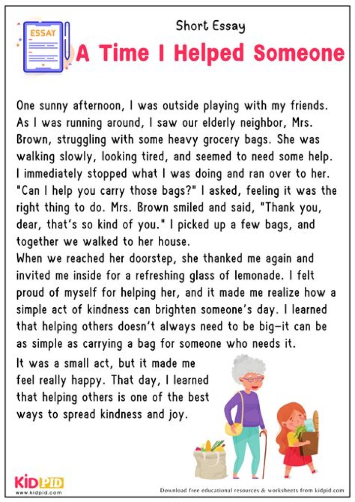 What is it called when you help someone with money?