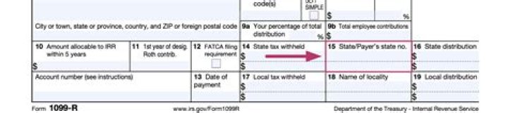 What is line 9b on 1099-R?