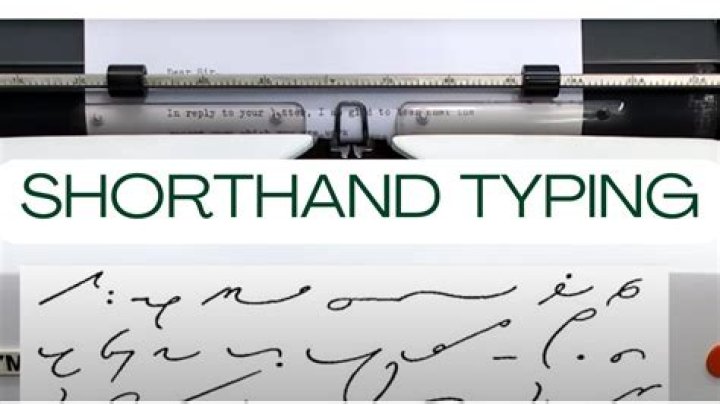 What is shorthand and typing?