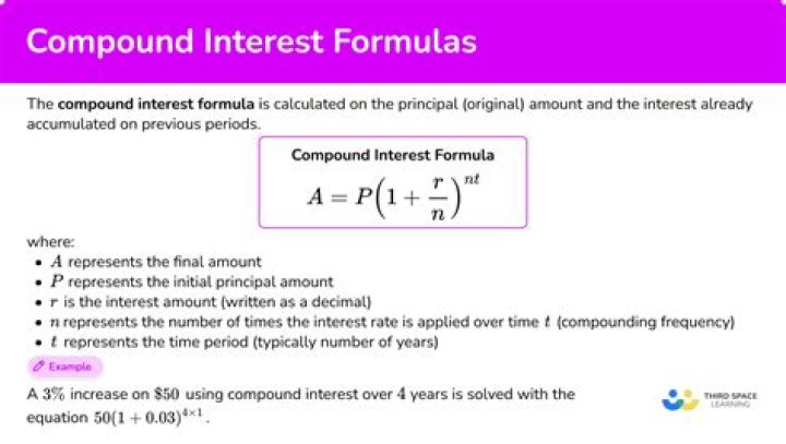 What is the formula of compound interest with example?