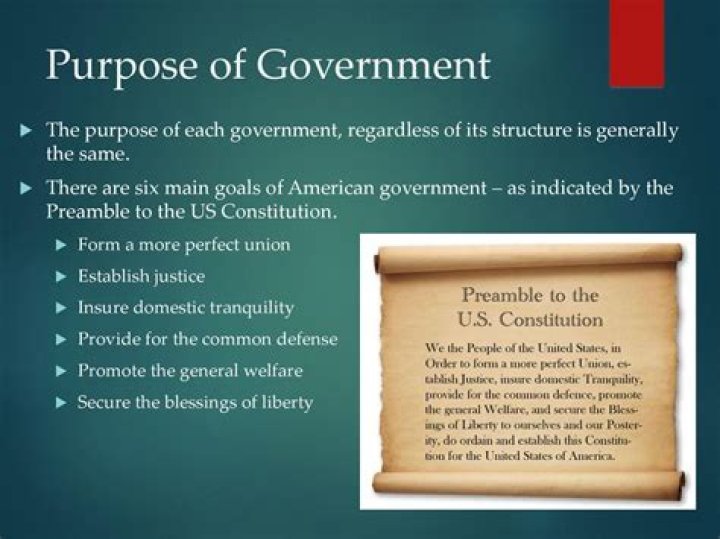 What is the purpose of government in Canada?