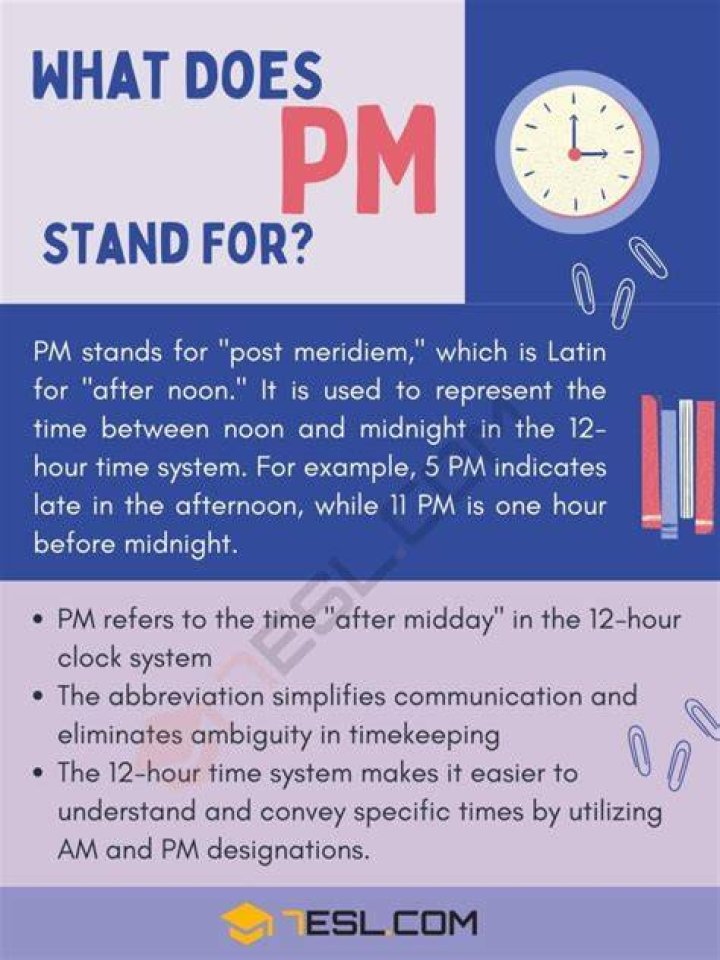 What is the stand for AM and PM? - The Daily Insight