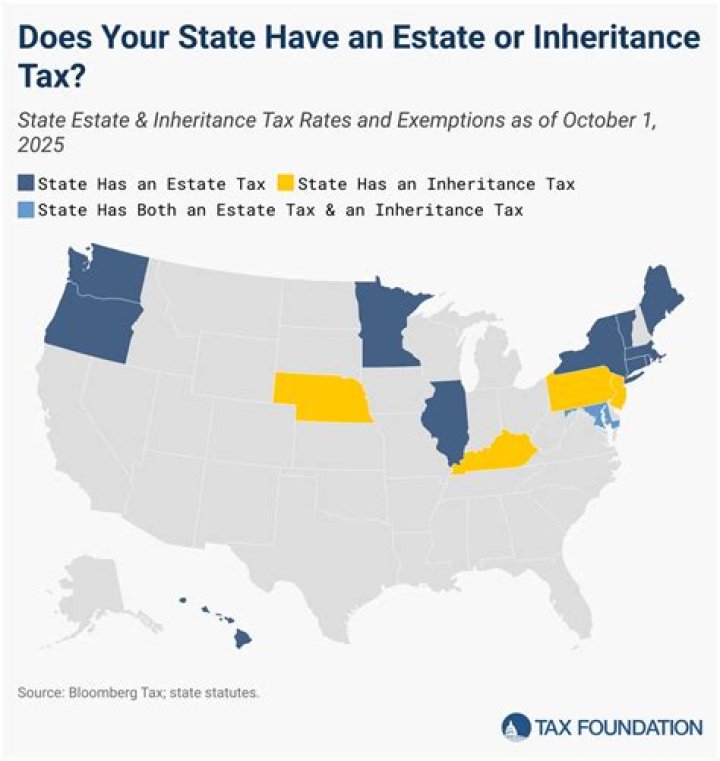 What was the estate tax rate in 2014?
