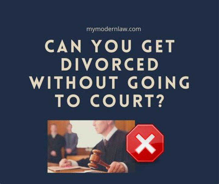 When you get divorced do you go to court?