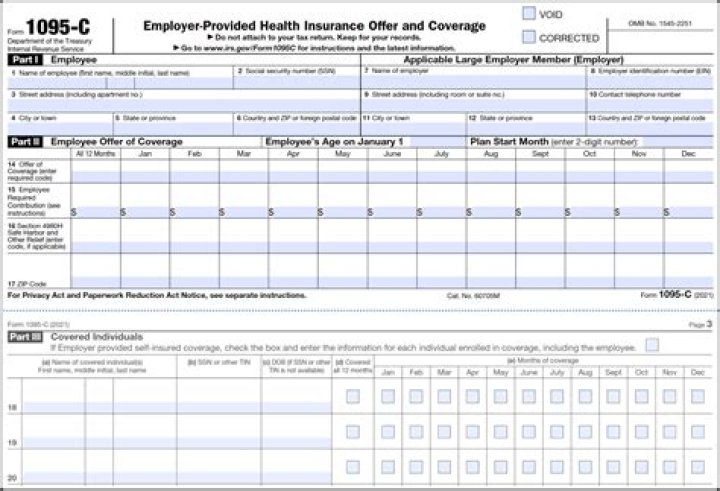 Who needs to fill out a 1095-C?