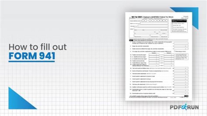 Who needs to fill out form 941?