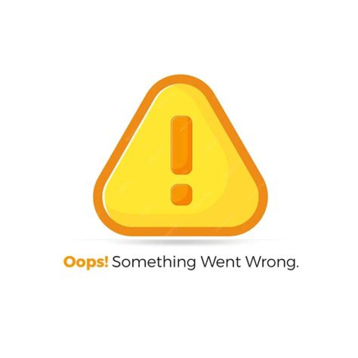 Why am I getting an oops something went wrong?